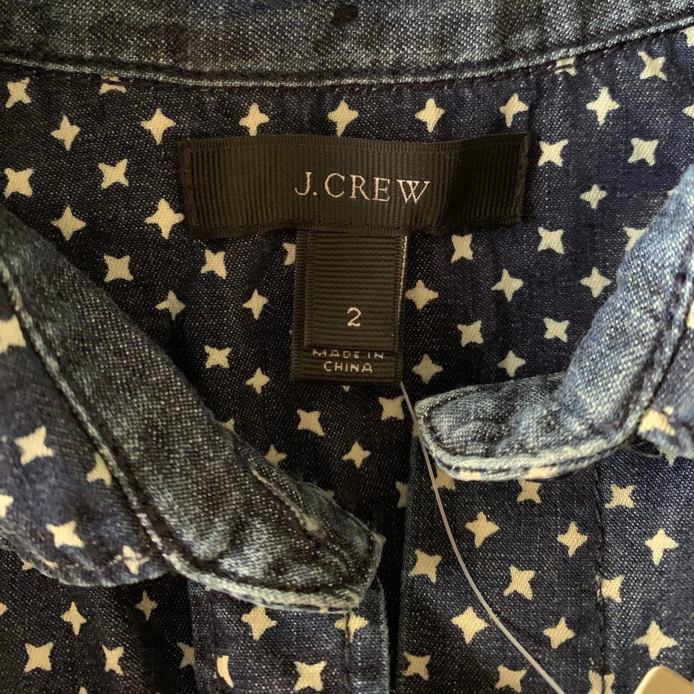 NWT J. Crew Button Up Top.